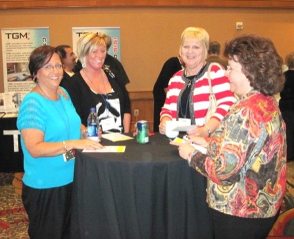 (L-R) Karene McMillan, Dana P. Cato, Phyllis Parrish and Kathy Fornicola